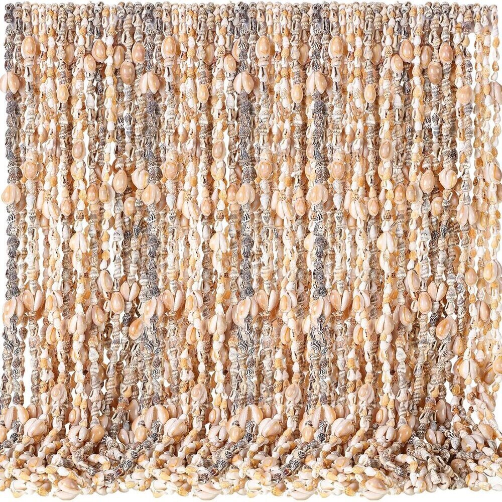 Hawaiian Shell Leis Bulk Sea Shell Nassa Necklaces For Beach Parties Summer
